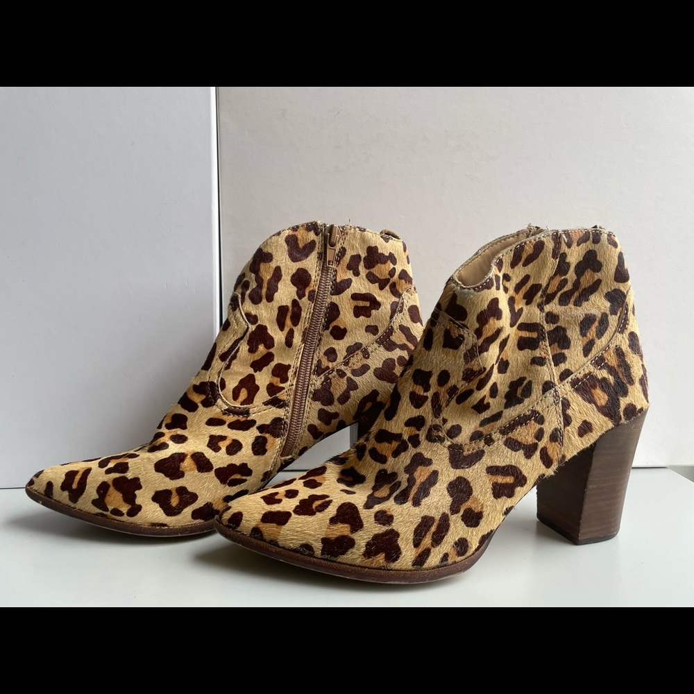 Steve Madden Animal Print Booties